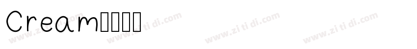 Cream字体转换