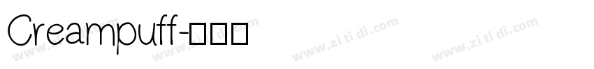 Creampuff字体转换