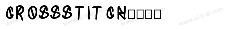 CROSSSTITCH字体转换