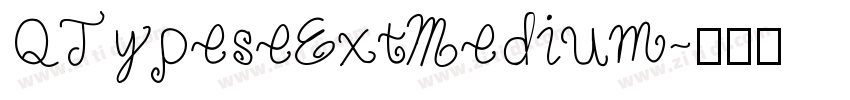 QTypeseExtMedium字体转换