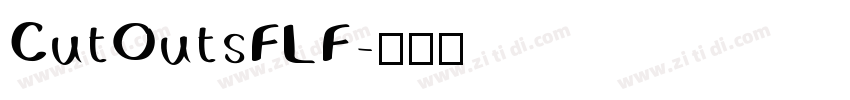 CutOutsFLF字体转换