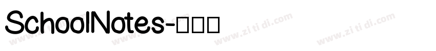 SchoolNotes字体转换