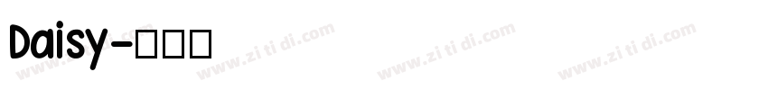 Daisy字体转换