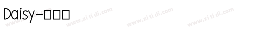 Daisy字体转换