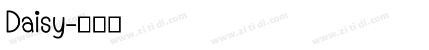 Daisy字体转换