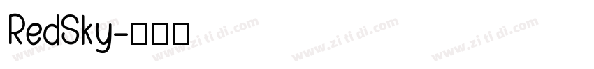 RedSky字体转换