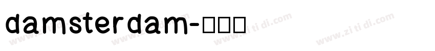damsterdam字体转换