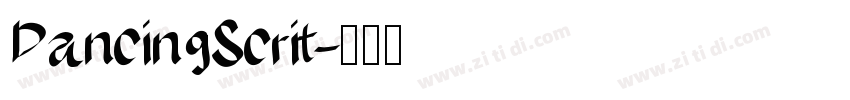 DancingScrit字体转换