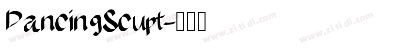 DancingScupt字体转换
