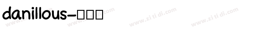 danillous字体转换