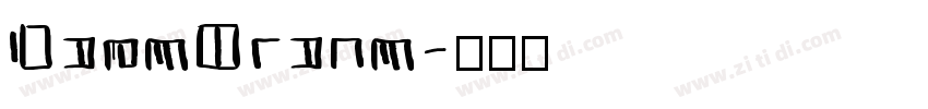 DarkBlack字体转换