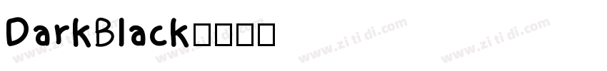 DarkBlack字体转换