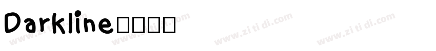 Darkline字体转换