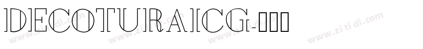 DecoturaICG字体转换