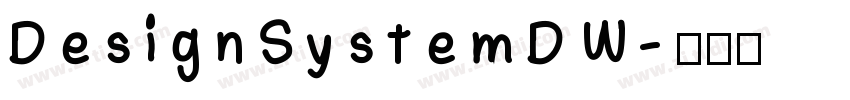 DesignSystemDW字体转换