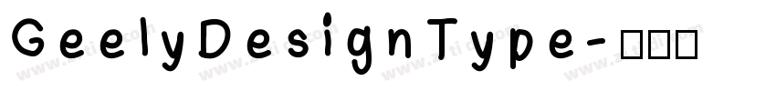 GeelyDesignType字体转换