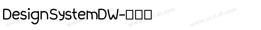 DesignSystemDW字体转换