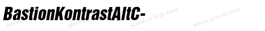 BastionKontrastAltC字体转换