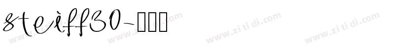 steiff30字体转换