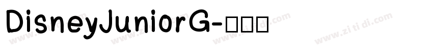 DisneyJuniorG字体转换