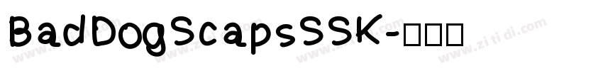 BadDogScapsSSK字体转换