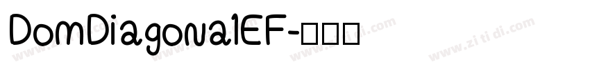 DomDiagonalEF字体转换