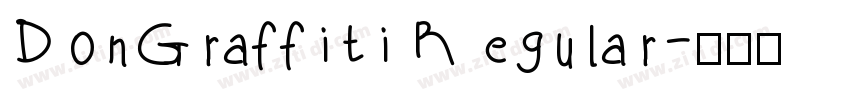 DonGraffitiRegular字体转换
