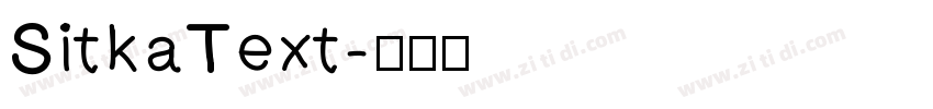 SitkaText字体转换
