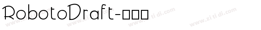 RobotoDraft字体转换