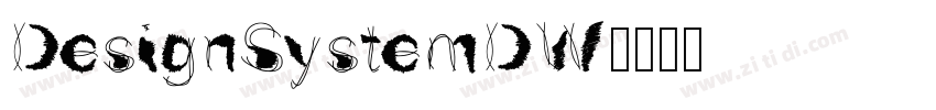 DesignSystemDW字体转换