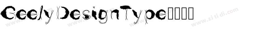 GeelyDesignType字体转换