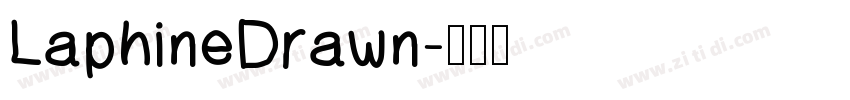 LaphineDrawn字体转换