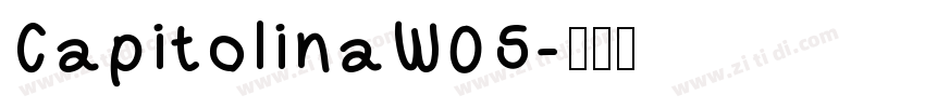 CapitolinaW05字体转换