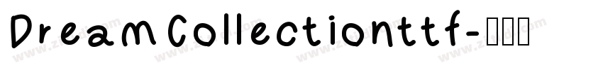 DreamCollectionttf字体转换