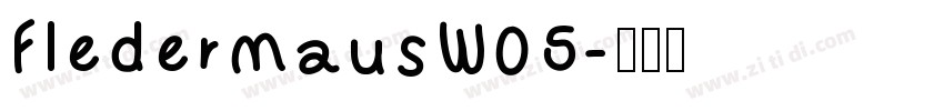 FledermausW05字体转换