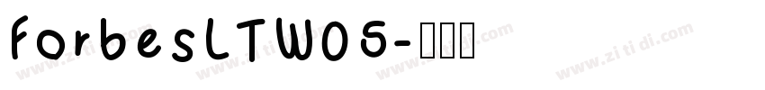ForbesLTW05字体转换