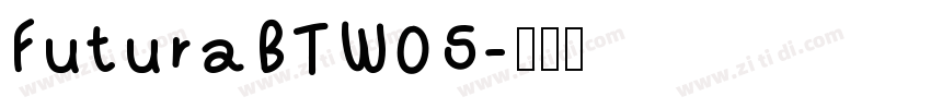 FuturaBTW05字体转换