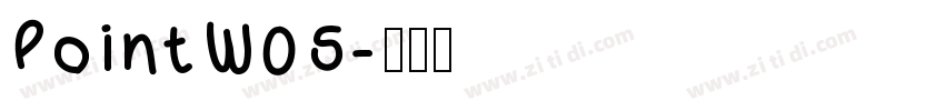 PointW05字体转换