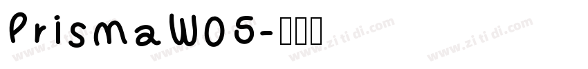 PrismaW05字体转换