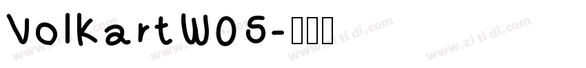 VolkartW05字体转换