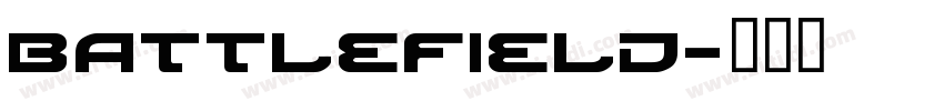 Battlefield字体转换