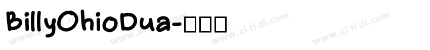BillyOhioDua字体转换