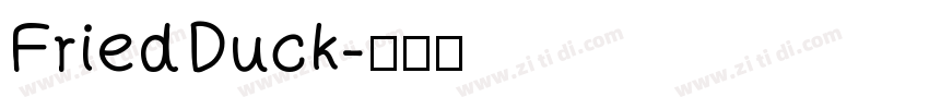 FriedDuck字体转换
