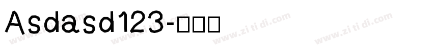 Asdasd123字体转换