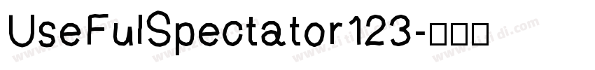 UseFulSpectator123字体转换