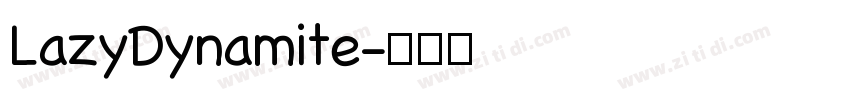 LazyDynamite字体转换