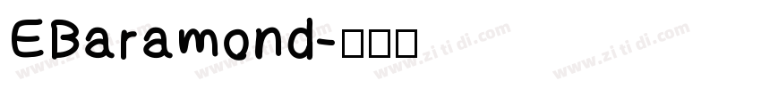 EBaramond字体转换