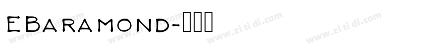 EBaramond字体转换