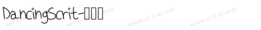 DancingScrit字体转换