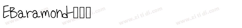 EBaramond字体转换